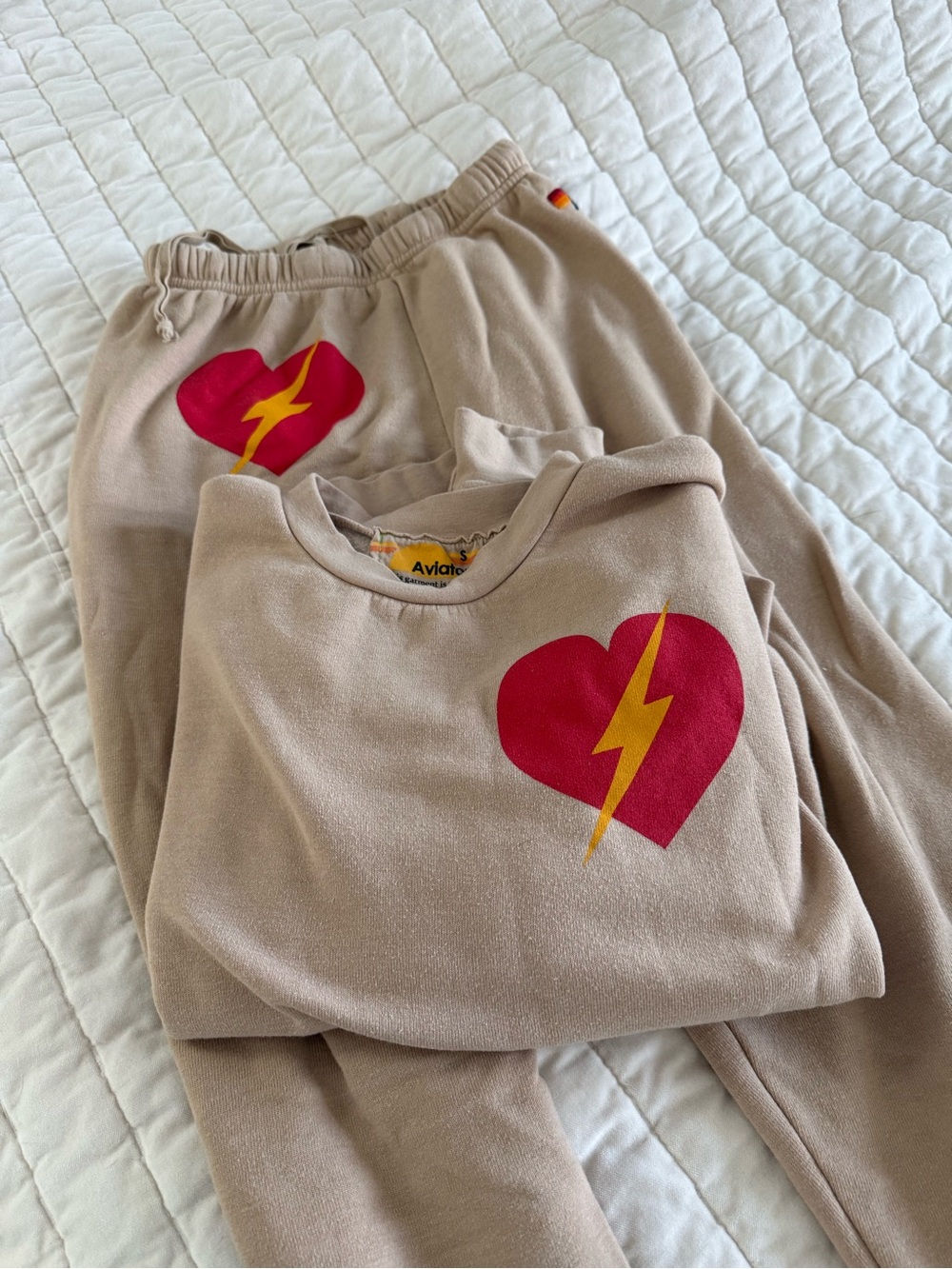 Aviator Nation sweatshirt and sweatpants set